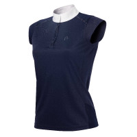 Polo Equithème Brussels avec strass Noir