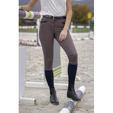 Pantalon Equithème Safir Marron / noir