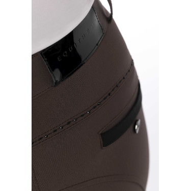 Pantalon Equithème Safir Marron / noir