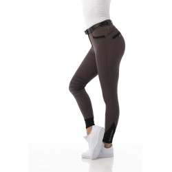 Pantalon Equithème Safir Marron / noir
