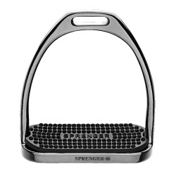 Étriers Sprenger semelles caoutchouc Anthracite Gris