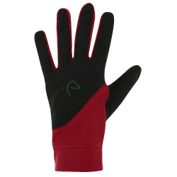 Gants Equithème Knit digital Noir / prune Gants Equithème Knit digital Noir / prune