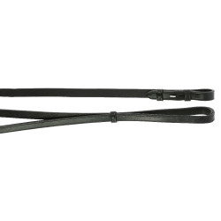 Rênes de bride Eric Thomas Elite 13 mm Noir