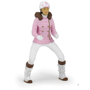 Figurine Cavalière fashion hiver Papo Figurine Cavalière fashion hiver Papo