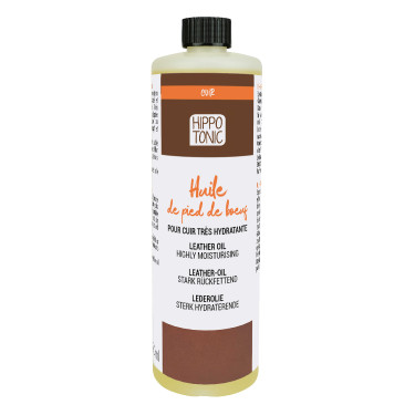 Lotion pour cuir à base d'huile de pieds de boeuf véritable Hippo-Tonic