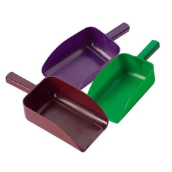 Pelle à grain plastique colorée