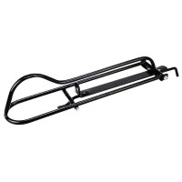Porte-selle pliant gainé plastique