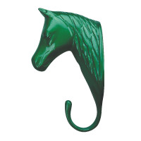 Porte-bride tête de cheval Vert foncé