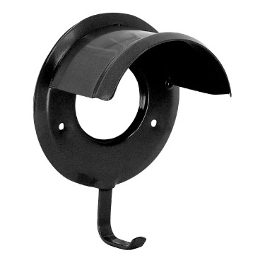 Porte bride gainé plastique Noir