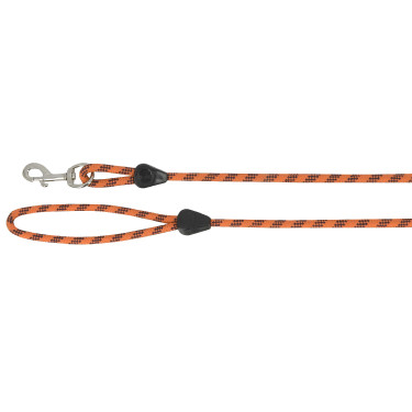 Longe en corde avec poignée Marine / orange Bleu