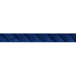 Longe coton torsadé Bleu roi