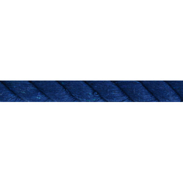 Longe coton torsadé Bleu roi