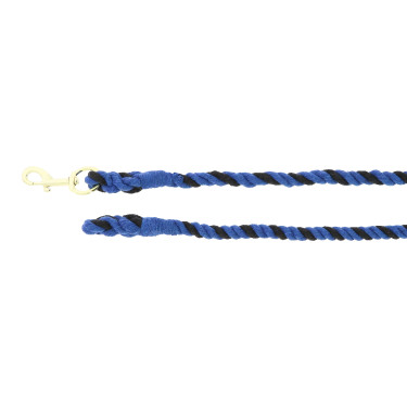 Longe coton torsadé Bleu / noir