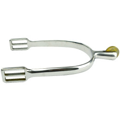 Éperons Feeling Prince de Galles inox à molette lisse