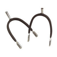 Eperons Feeling Prince de Galles inox gainé caoutchouc