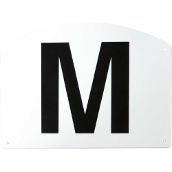 Set de 12 lettres de manège support plastique Hippotonic Set de 12 lettres de manège support plastique Hippotonic