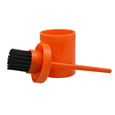 Pinceau pour sabot avec pot Orange