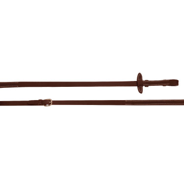 Rênes hunter Eric Thomas Pro Havane Marron Rênes hunter Eric Thomas Pro Havane Marron