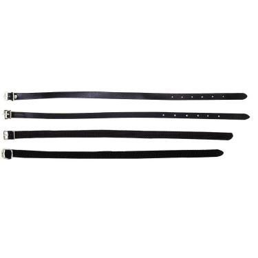 Courroies d'éperons Riding World en cuir