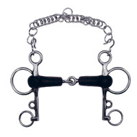 Mors Pelham Feeling caoutchouc brisé Mors Pelham Feeling caoutchouc brisé