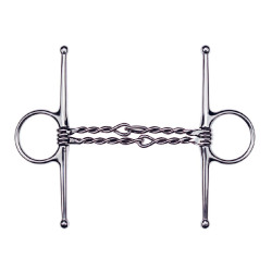 Mors aiguille Feeling double embouchure torsadée