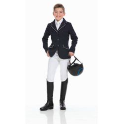 Veste de concours Equithème Soft Classic Bleu marine