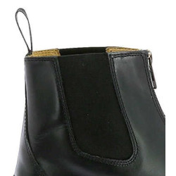 Boots Enfants Equithème Zip Cuir Noir