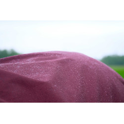 Couverture Equithème Tyrex 1200D Marine / bordeaux Bleu