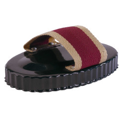 Étrille ovale métallique