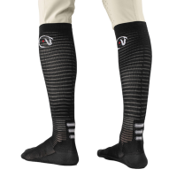 Chaussettes d'équitation Ego7 Air Sock Noir