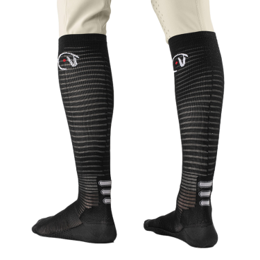 Chaussettes d'équitation Ego7 Air Sock Noir