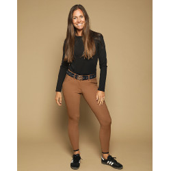 Pantalon GEM John Full grip Café Marron