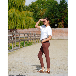 Pantalon GEM Cooper femme Chocolat Marron