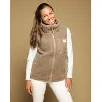 Veste On GEM sans manches femme Châtaigne Marron