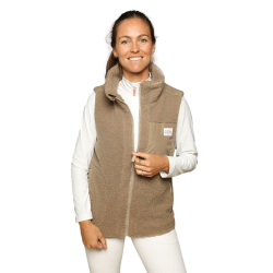 Veste On GEM sans manches femme Châtaigne Marron