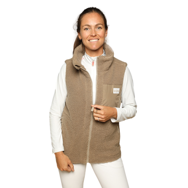 Veste On GEM sans manches femme Châtaigne Marron