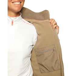 Veste On GEM sans manches femme Châtaigne Marron