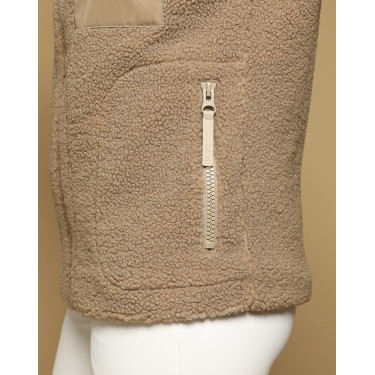 Veste On GEM sans manches femme Châtaigne Marron