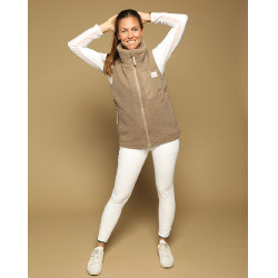 Veste On GEM sans manches femme Châtaigne Marron