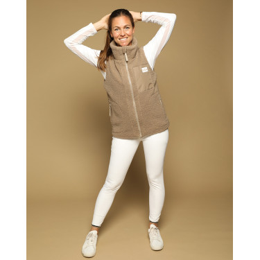 Veste On GEM sans manches femme Châtaigne Marron