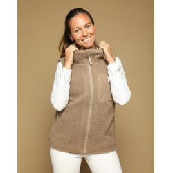 Veste On GEM sans manches femme Châtaigne Marron