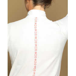 Polo Victore GEM manches longues femme Blanc