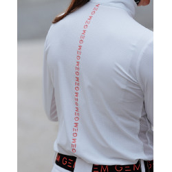 Polo Victore GEM manches longues femme Blanc