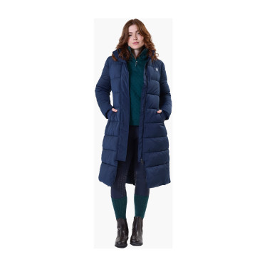 Manteau long rembourré Horseware Verve femme Marine Bleu marine