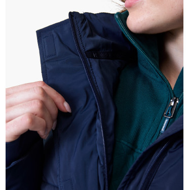 Manteau long rembourré Horseware Verve femme Marine Bleu marine