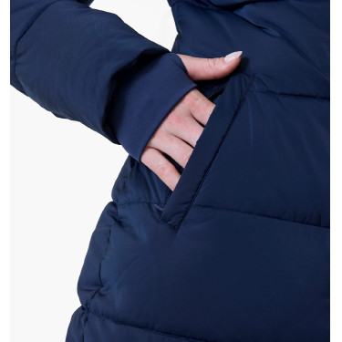 Manteau long rembourré Horseware Verve femme Marine Bleu marine