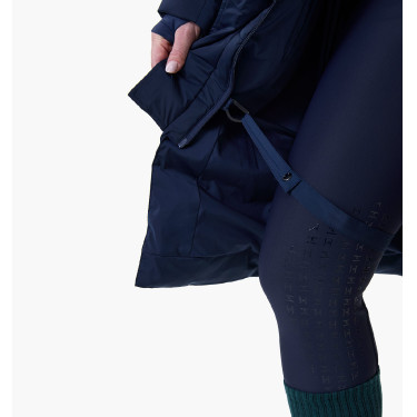 Manteau long rembourré Horseware Verve femme Marine Bleu marine
