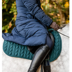 Manteau long rembourré Horseware Verve femme Marine Bleu marine