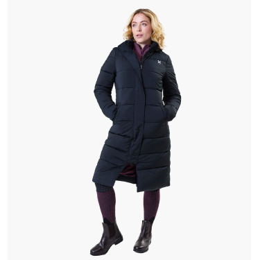 Manteau long rembourré Horseware Verve femme Noir
