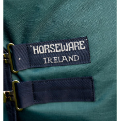 Couverture Horseware Amigo Ripstop 900D Turnout 100g Vert dynastie / marine / argent